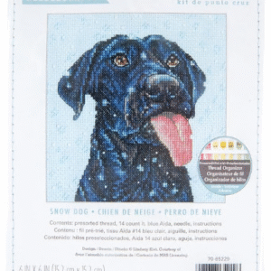 Cross stitch kit "Snow Dog" 15 х 15 cm D70-65229