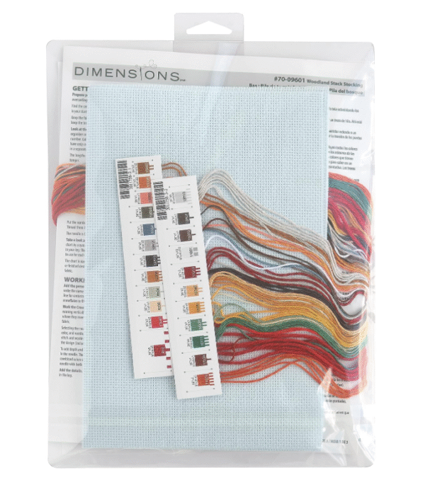 Cross stitch kit Christmas Stocking "Woodland stask" D70-09601