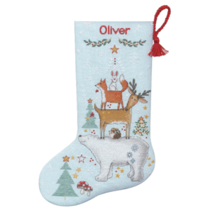 Christmas Stocking "Woodland stask" D70-09601