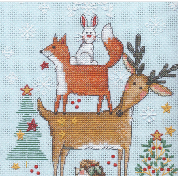 Christmas Stocking "Woodland stask" D70-09601 - Image 5