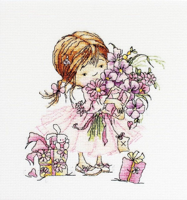 Girl with a Bouquet SB1055