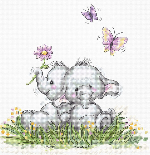 Elephant Couple SB1184