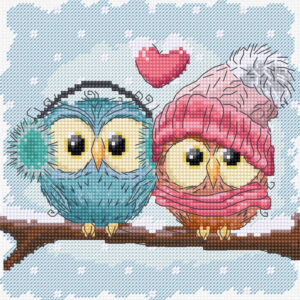 Two Cute Owls SB1400