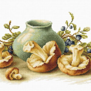 Still Life with mushrooms SB2247