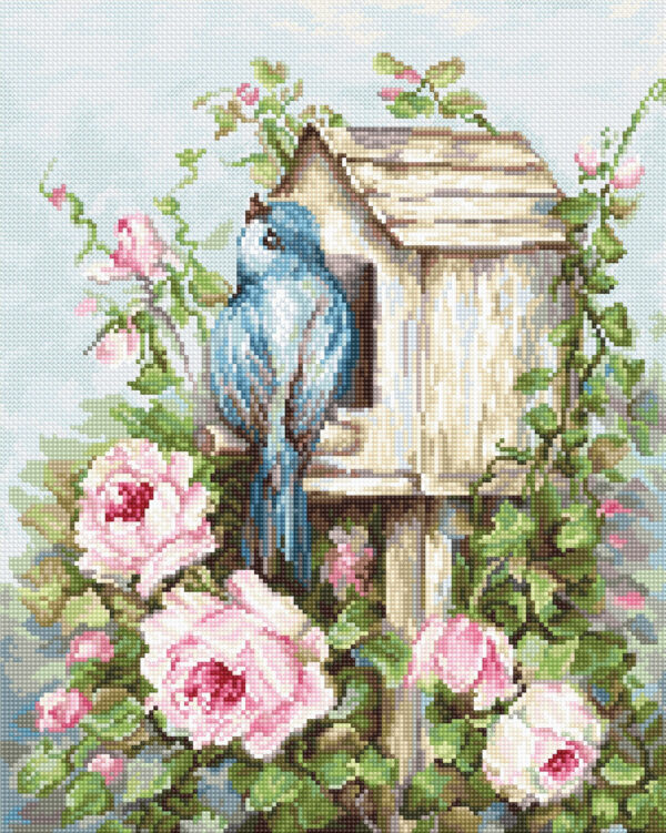Bird House & Roses SB2352