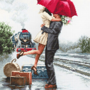 Couple on Train Station SB2369