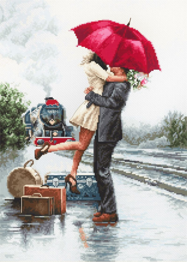 Couple on Train Station SB2369