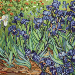Irises, reproduction of Van Gogh SB444