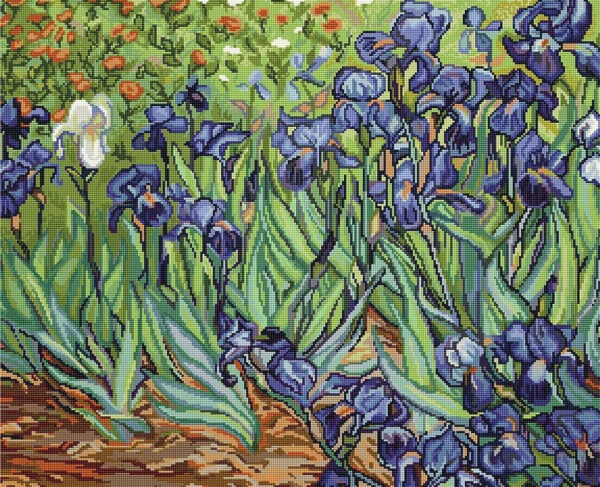 Irises, reproduction of Van Gogh SB444