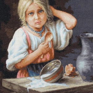 Counted Cross stitch kit Peasant Girl 34x44 cm SB515