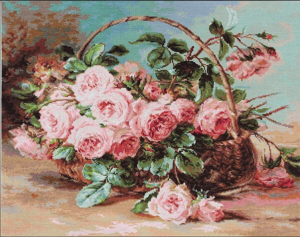 Basket of Roses SB547