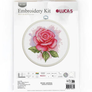 Tikkimiskomplekt rõngaga "Rose Aroma" 9 x 9.5 cm SBC105