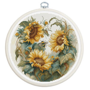 Tikkimiskomplekt rõngaga "Sunflower" SBC202