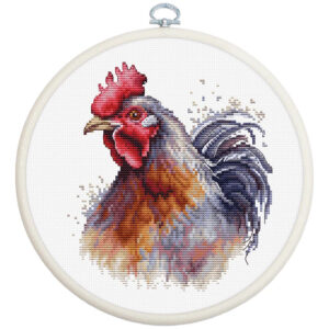Tikkimiskomplekt rõngaga "The Cock" 13,5x15cm SBC217