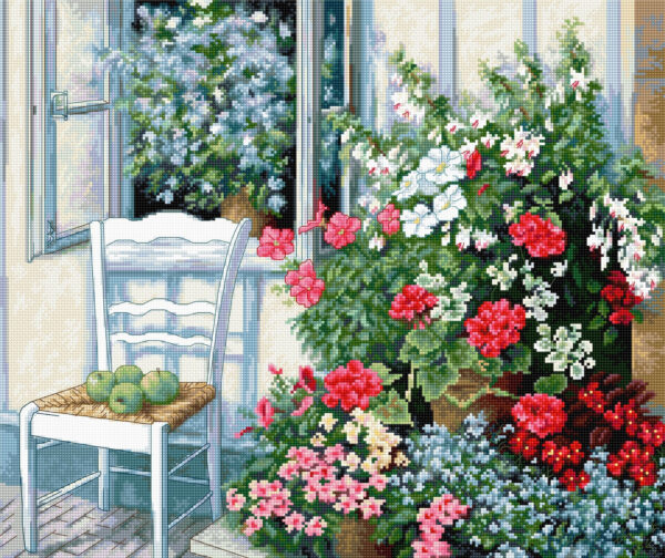 Terrace with Flowers SBU4017