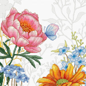 Flowers and Butterfly SBU4019