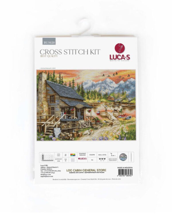 Log Cabin General Store (väiksem formaat)" 30.5x22 cm SBU5020