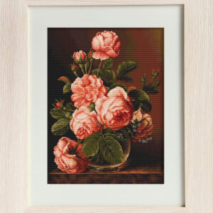 Vase of roses SG488