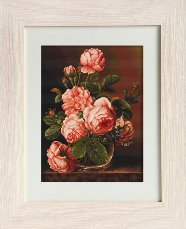 Vase of roses SG488