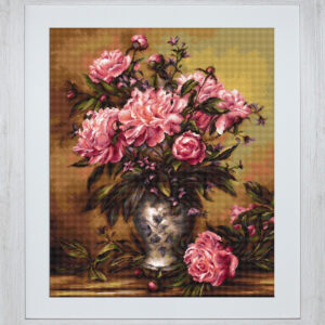 Vase of Peonies SG543