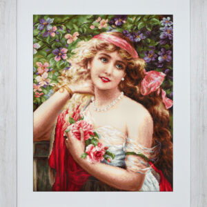 Young Lady with Roses SG549