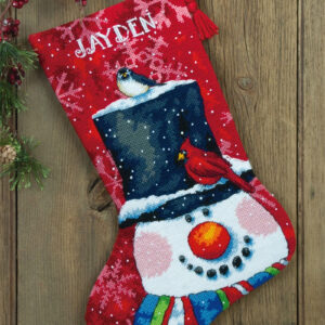 Snowman & Friends Christmas Stocking D71-09146