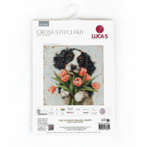 Cross Stitch Kit "The Cocker Spaniel Puppy" 27x27cm SBU5067
