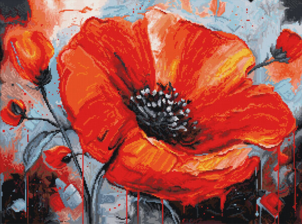The Passion of Poppies 43x32cm SB7045