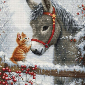 Cross Stitch Kit "Warm Hug" 29x40cm SBU5075