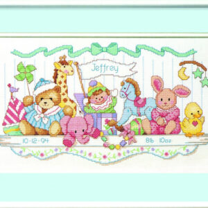 Toy Shelf Birth Record 41x23 cm D03729