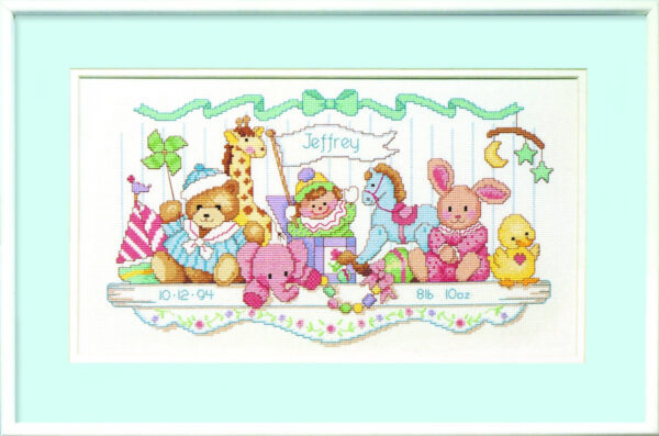 Toy Shelf Birth Record 41x23 cm D03729