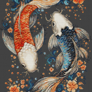 Two Magic Fish 23x38cm SBU5091