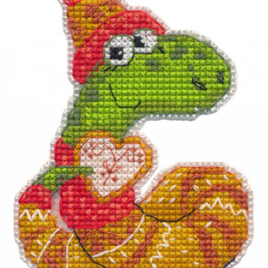 Magnet. Snake with a heart S1633