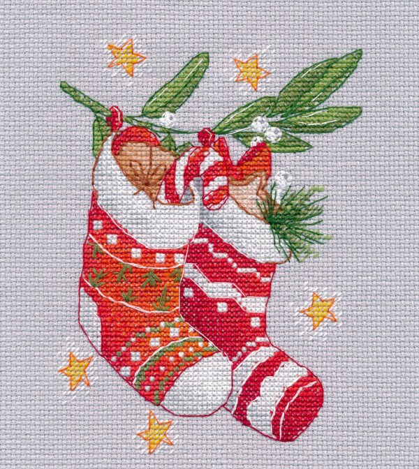 New Year's boots 12x16 cm S1648
