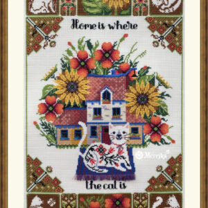 Home is where the cat is 27x43 SK220