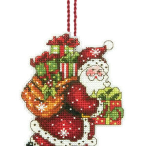 Santa and Bag Ornament D70-08912