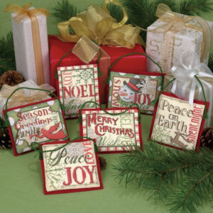 Christmas Sayings Ornaments  D08827