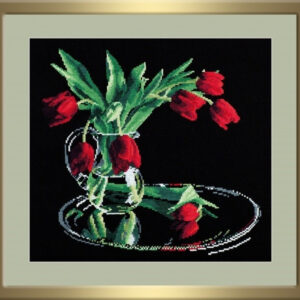 Tulips on the Black S318