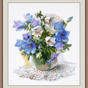 Sky-Blue Bellflower Ringing S925