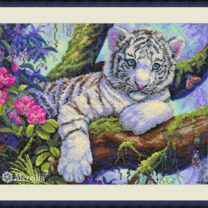 White Tiger 37x29 cm SK260