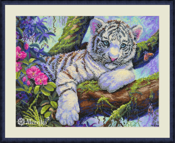White Tiger 37x29 cm SK260