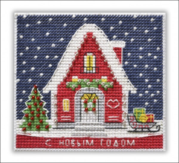 Magnet. New Year’s House S1129 (D)