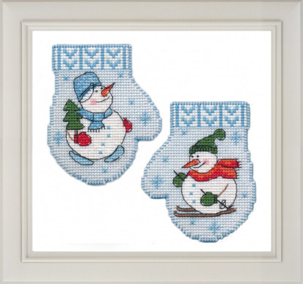 Mitten. Snowman S1141 (D)