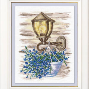 Lantern with Flowers S1153