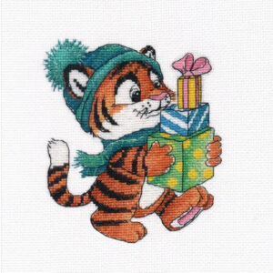 Tiger with gifts S1427
