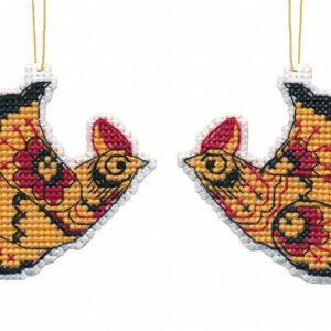 Christmas tree decoration. Little bird S1444