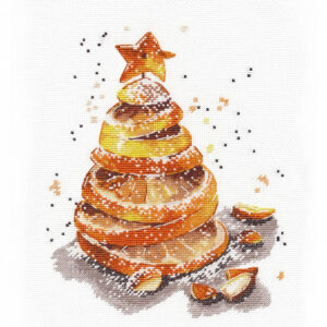 Orange Christmas tree S1448