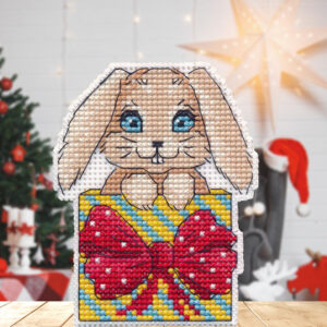 Fluffy gift. Magnet S1491