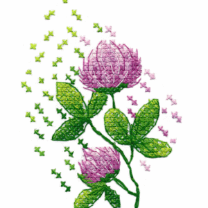 Cross-stitch kitClover (water-soluble canvas) S1493