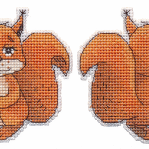 Cross-stitch kitChristmas tree toy. Squirrel S1503